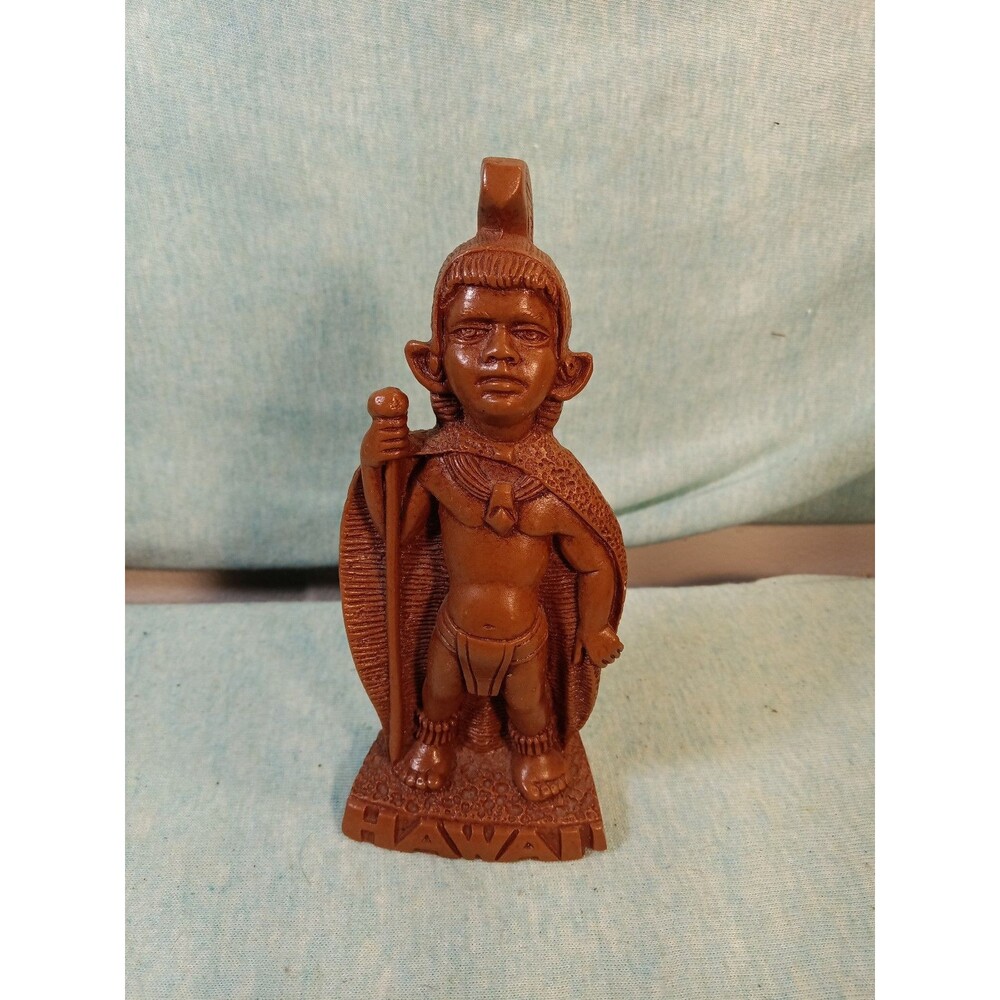 Vintage Coco Joe’s Hapa Wood Hawaiian Man Islander Figure